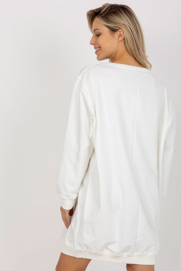 Green Sweatshirt in Sweatshirts For Women with Cotton, Spandex and Polyester