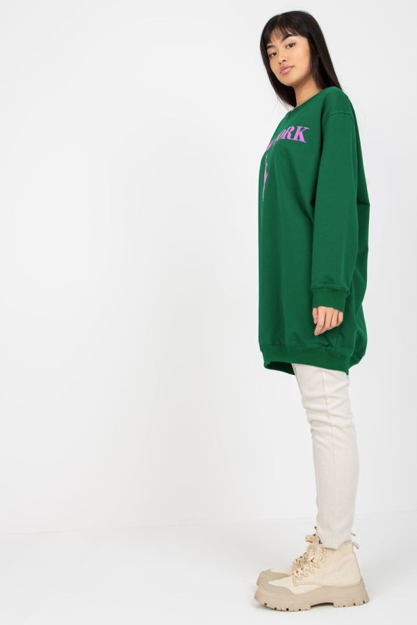 Violet Sweatshirt in Sweatshirts For Women with Cotton, Spandex and Polyester