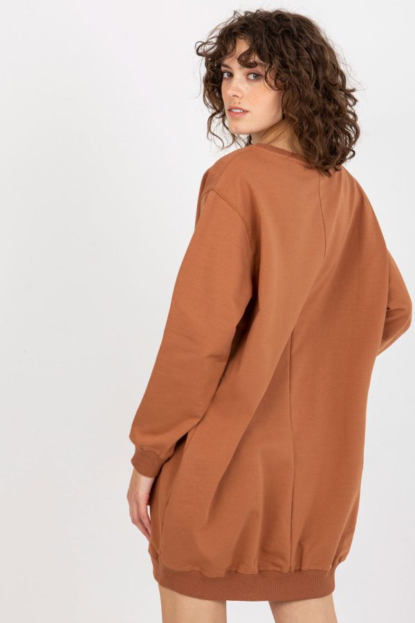 Green Sweatshirt in Sweatshirts For Women with Cotton, Spandex and Polyester