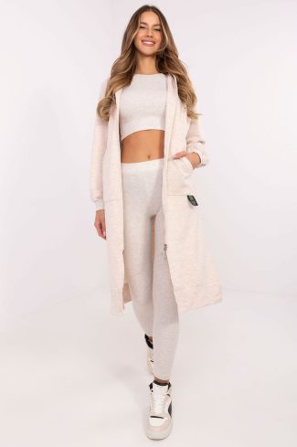 Beige Set in Pants, Trousers, Shorts with