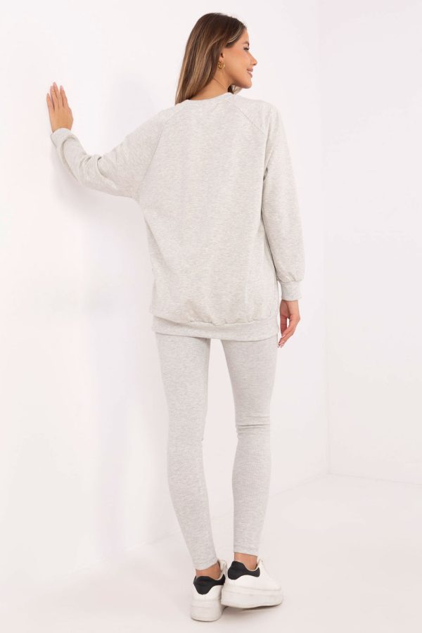 Grey Set in Pants, Trousers, Shorts with