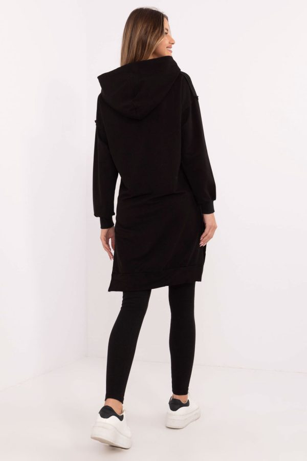 Black Set in Pants, Trousers, Shorts with Cotton and Spandex