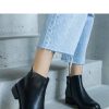 Black Boots in Women`s Ankle Boots & Booties with Heel Height