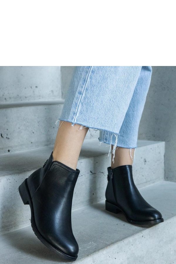 Black Boots in Women`s Ankle Boots & Booties with Heel Height