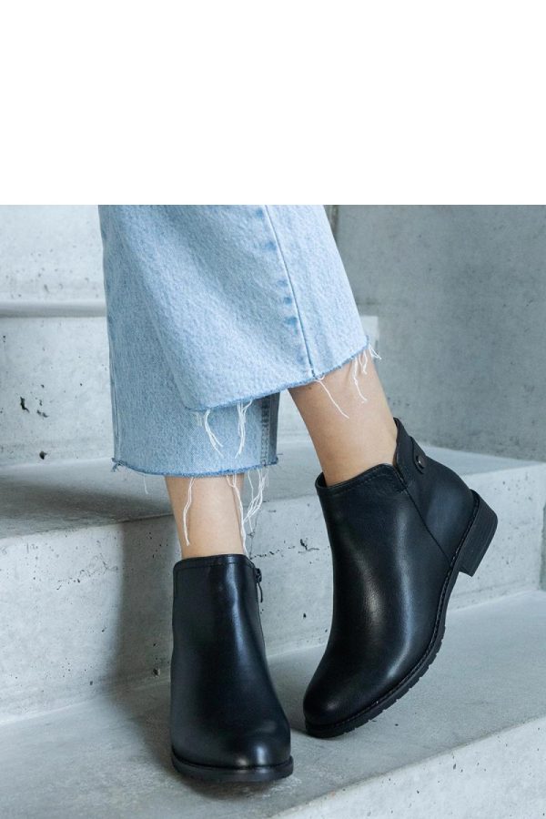 Black Boots in Women`s Ankle Boots & Booties with Heel Height