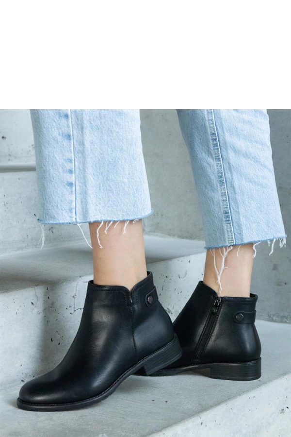Black Boots in Women`s Ankle Boots & Booties with Heel Height