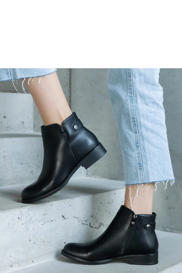 Black Boots in Women`s Ankle Boots & Booties with Heel Height
