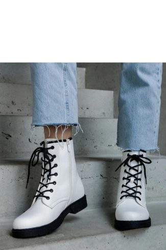 1057660.jpg White Boots in Women`s Ankle Boots & Booties with Fabric and Heel Height