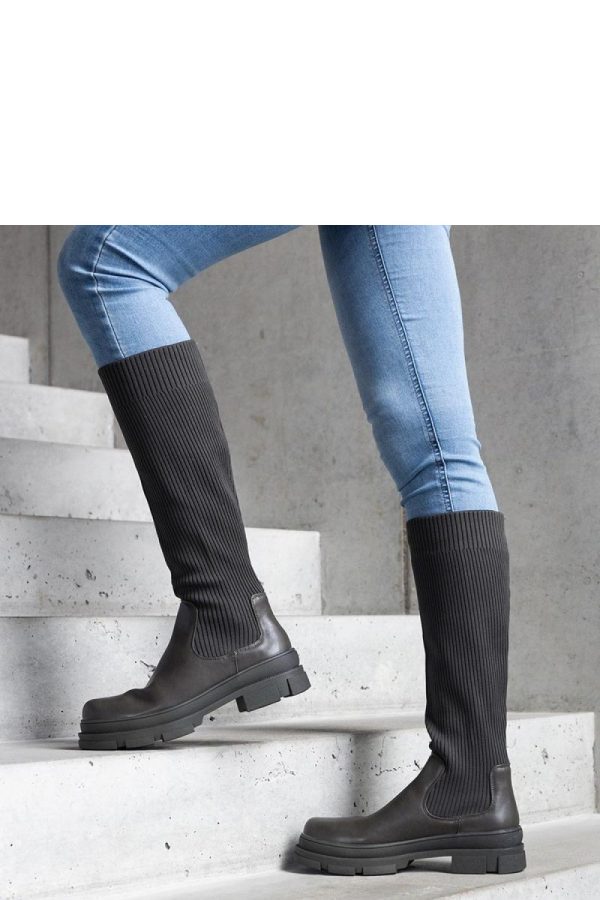 Green Thigh-Hight Boots....Heel Height