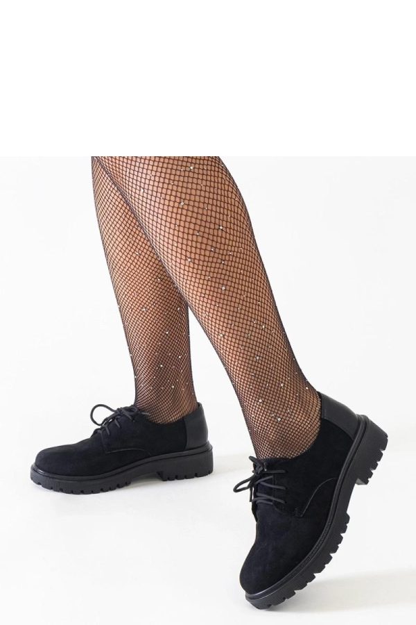 Black Half Shoes in Women`s Ankle Boots & Booties with Fabric and Heel Height