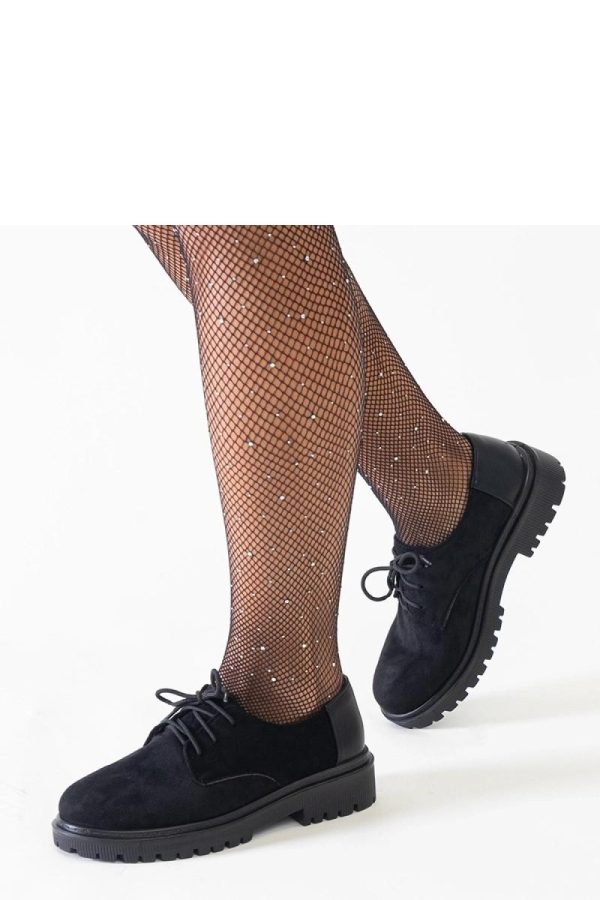 Black Half Shoes in Women`s Ankle Boots & Booties with Fabric and Heel Height