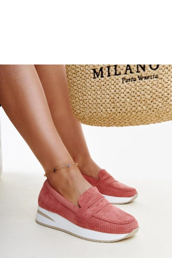 Pink Half Shoes in Women`s Ankle Boots & Booties with Fabric and Heel Height