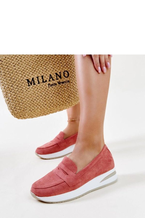 Pink Half Shoes in Women`s Ankle Boots & Booties with Fabric and Heel Height