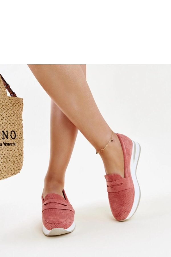 Pink Half Shoes in Women`s Ankle Boots & Booties with Fabric and Heel Height