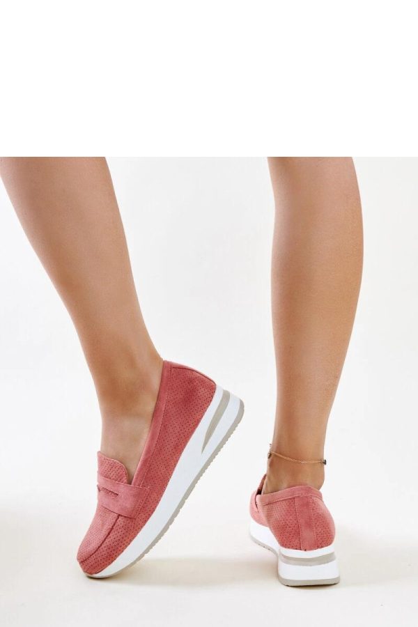 Pink Half Shoes in Women`s Ankle Boots & Booties with Fabric and Heel Height