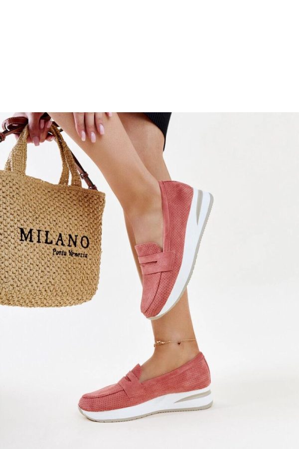 Pink Half Shoes in Women`s Ankle Boots & Booties with Fabric and Heel Height