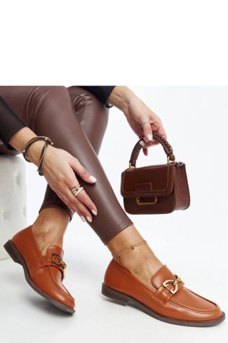 1057826 Brown Half Shoes.Fabric and Heel Height