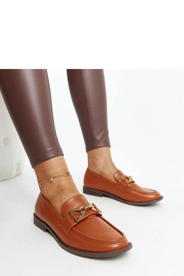 Brown Half Shoes.Fabric and Heel Height