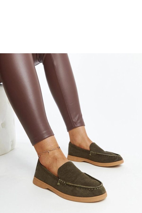 Green Half Shoes.Fabric and Heel Height