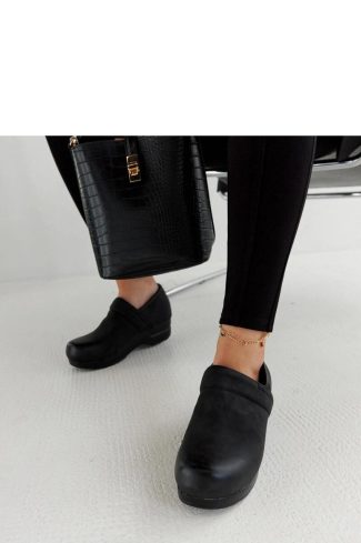 1057885 Black Half Shoes in Women`s Ankle Boots & Booties with Fabric and Heel Height