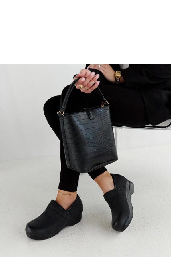 Black Half Shoes in Women`s Ankle Boots & Booties with Fabric and Heel Height