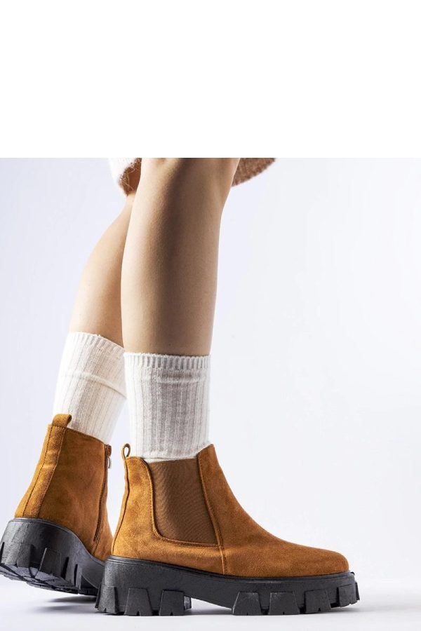 Brown Boots.Fabric and Heel Height