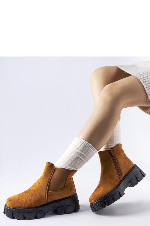 Brown Boots.Fabric and Heel Height