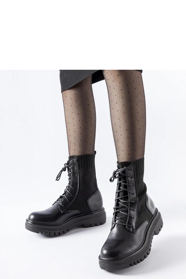 Black Boots in Women`s Ankle Boots & Booties with Heel Height