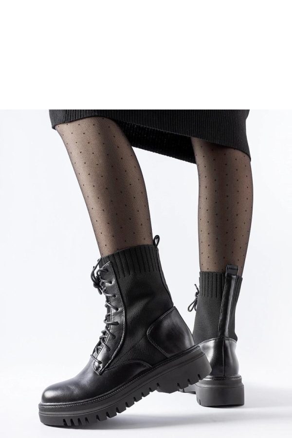 Black Boots in Women`s Ankle Boots & Booties with Heel Height