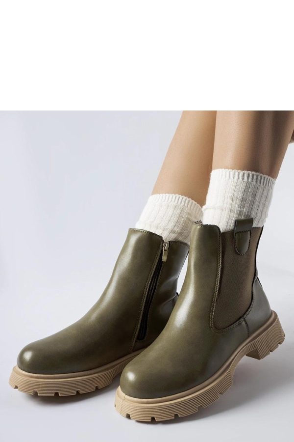 Green Boots...Fabric and Heel Height