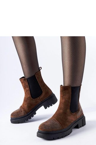 Brown Boots.Fabric and Heel Height