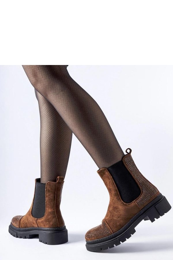 Brown Boots.Fabric and Heel Height