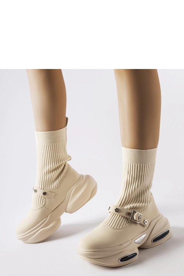 Beige Boots....Fabric and Heel Height