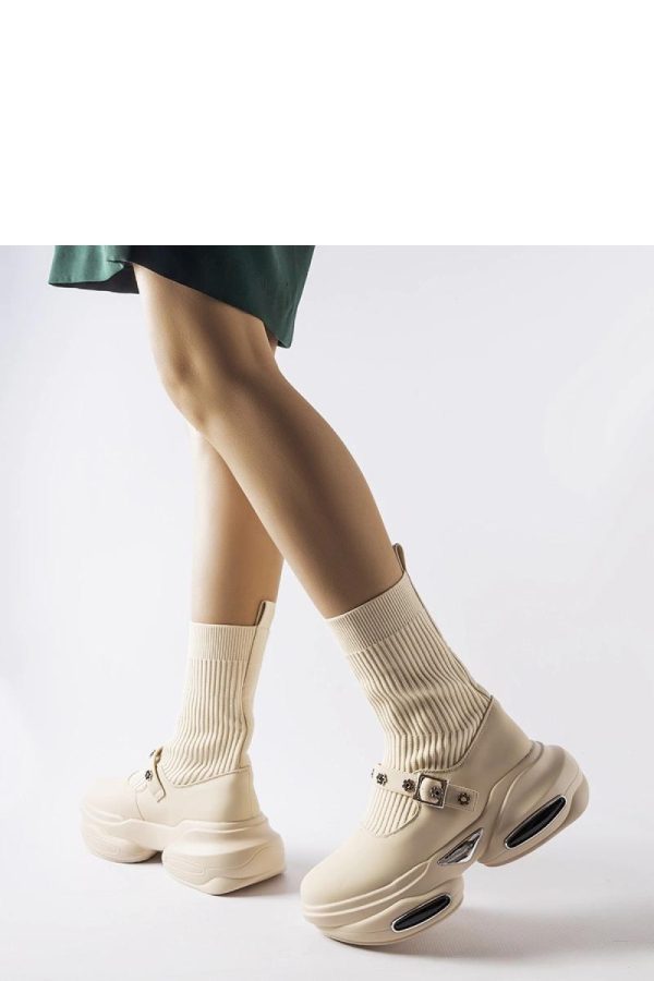 Beige Boots....Fabric and Heel Height