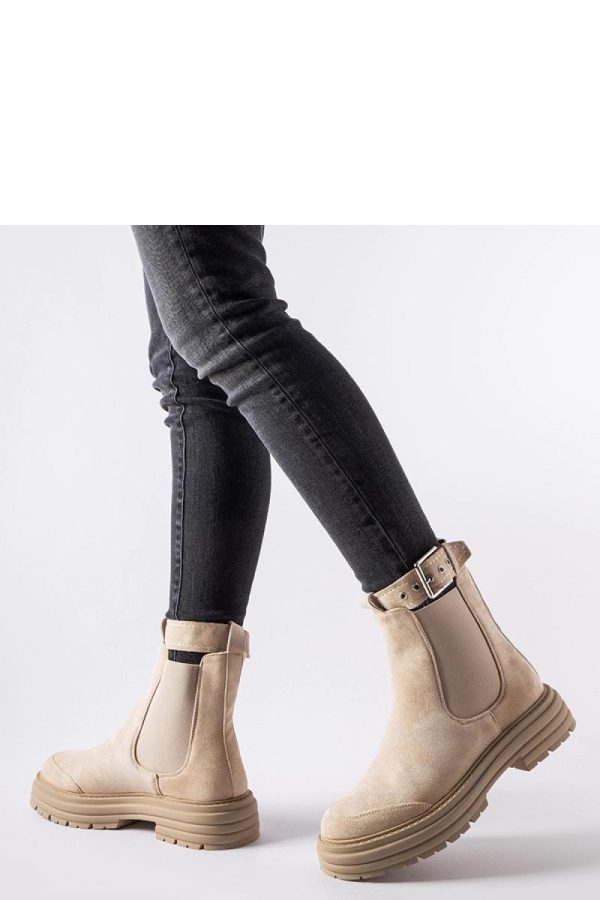 Beige Boots....Fabric and Heel Height