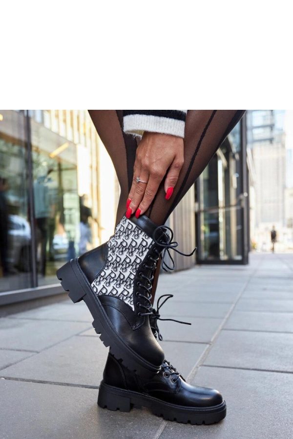 Black Boots in Women`s Ankle Boots & Booties with Heel Height