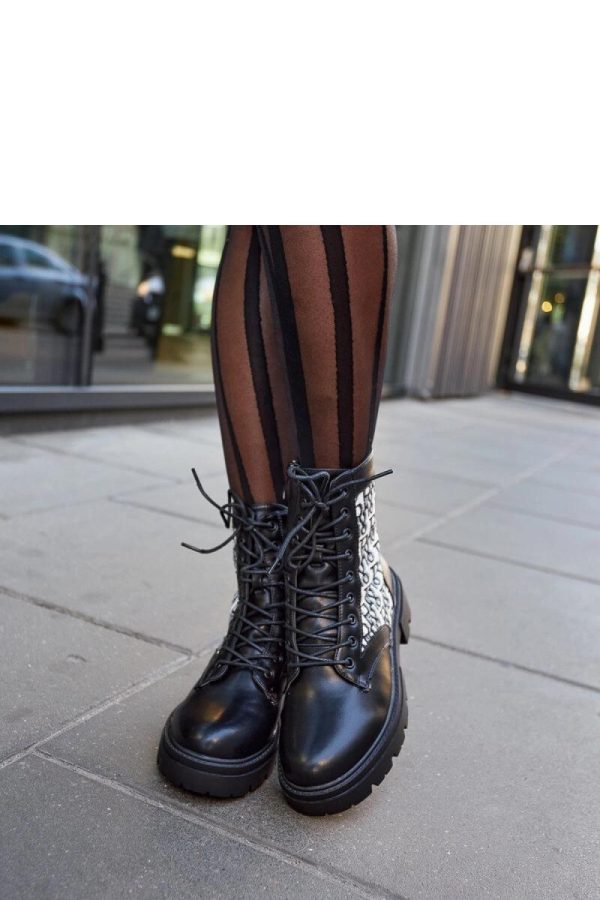 Black Boots in Women`s Ankle Boots & Booties with Heel Height