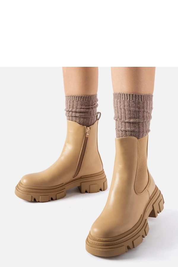 Beige Boots....Fabric and Heel Height