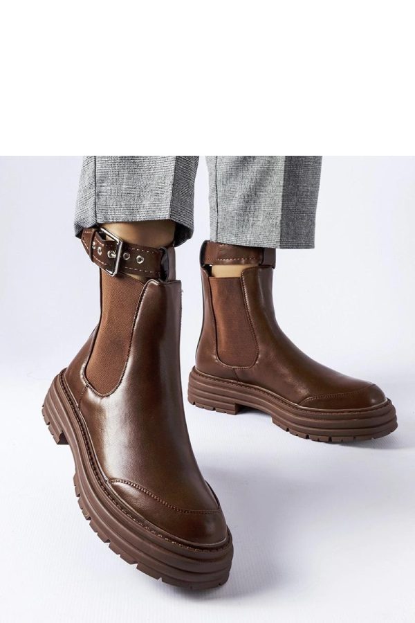 Brown Boots.Fabric and Heel Height