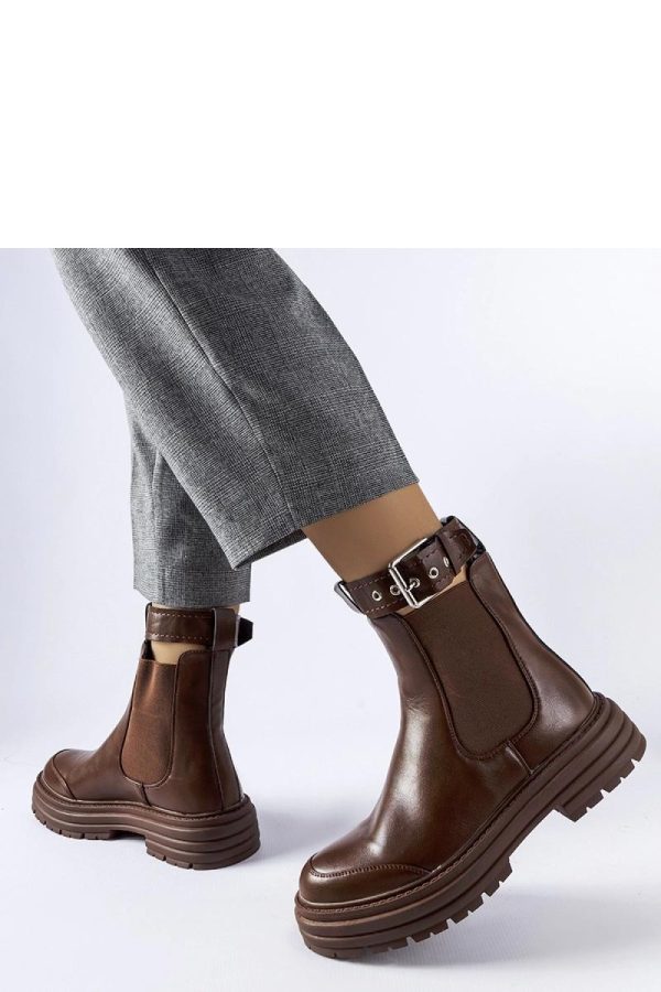 Brown Boots.Fabric and Heel Height