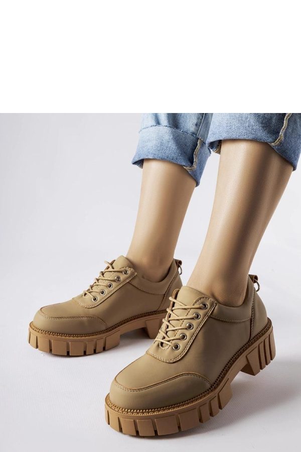 Brown Half Shoes..Fabric and Heel Height