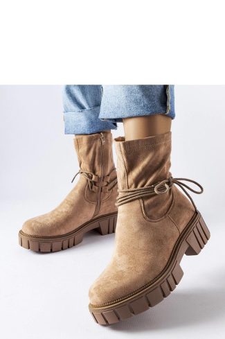 Beige Boots...Fabric and Heel Height