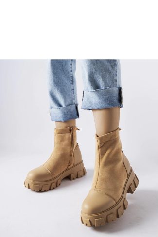 Beige Boots....Fabric and Heel Height