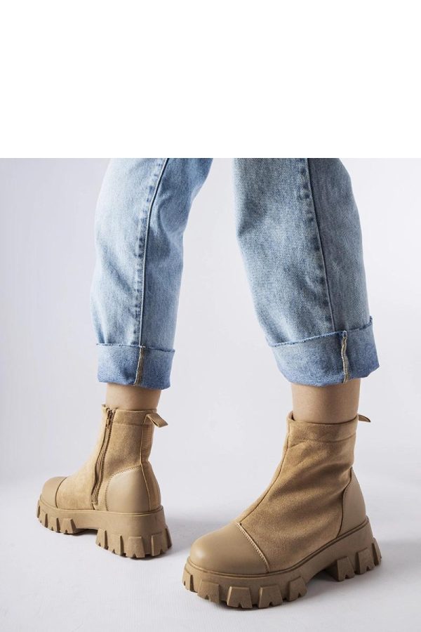 Beige Boots....Fabric and Heel Height