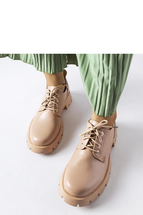 Beige Half Shoes...Fabric and Heel Height