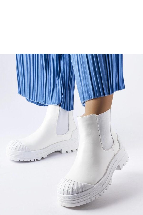 White Boots..Fabric and Heel Height