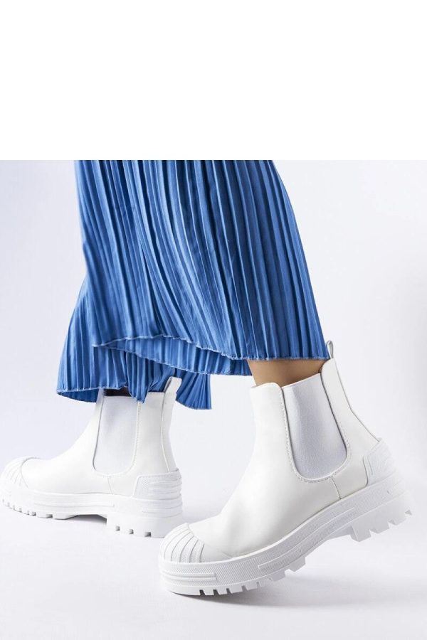 White Boots..Fabric and Heel Height