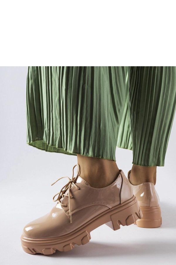 Beige Half Shoes....Fabric and Heel Height