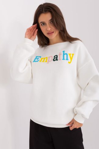 Beige Sweatshirt in Sweatshirts For Women with Cotton and Polyester