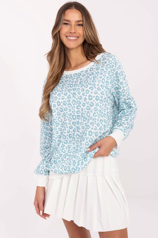 blue Blouse model 206718 Italy Moda